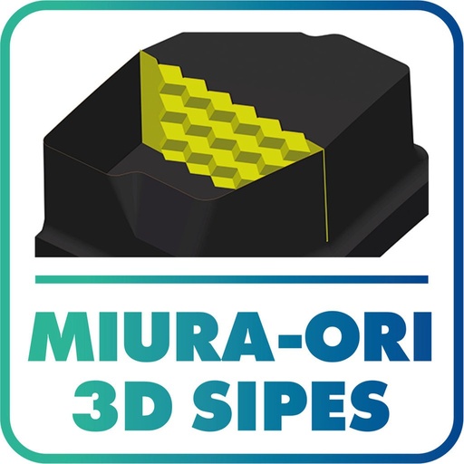 Vynikající zimní směs v kombinaci s 3D lamelami Miura-Ori