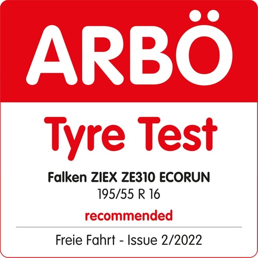 Arbo Test 2022 v rozměru 195/55 R16 - hodnocení Doporučená