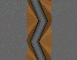 Stupňovitá konstrukce dezénu ve tvaru diamantu účinně vyhazuje kamínky