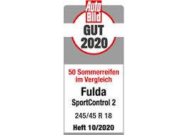 Test Auto Bild 2020 v rozměru 245/45 R18 - hodnocení Dobrá