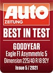 Vítěz testu Auto Zeitung 2021 v rozměru 225/40 R18