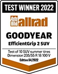 Test Auto Bild Allrad 2022 v rozměru 235/55 R18 - Vítěz testu