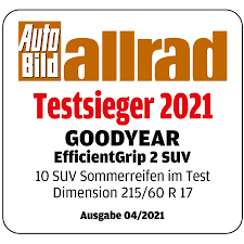 Vítěz testu Auto Bild Allrad 2021 v rozměru 215/60 R17