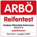 ARBÖ Reifentest 2019 v rozměru 205/55 R16 - doporučujeme