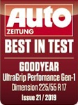 Test Auto Zeitung 2019 - vítěz testu
