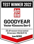 Auto Bild 2022 - Vítěz testu v rozměru 195/55 R16