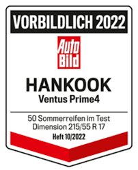 Test Auto Bild 2022 v rozměru 215/55 R17 - hodnocení Příkladná