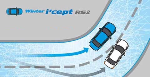 Štěrbiny pro lepší přilnavost na ledu<br>
Poskytuje lepší výkon v zatáčkách díky vnitřnímu drážkování.