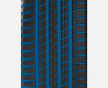 Inovativní směs bloků pryže vyrobená ze siliky a nejnovější generace elastomerů zajišťuje výjimečné jízdní vlastnosti na mokrém povrchu.