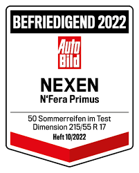 Test Auto Bild 2022 v rozměru 215/55 R17 - hodnocení Uspokojivá