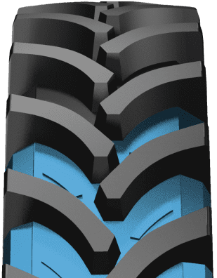 Úzký profil chrání plodiny před poškozením.