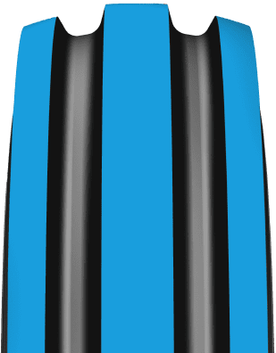 Speciální konstrukce běhounu poskytuje účinnou samočisticí funkci.