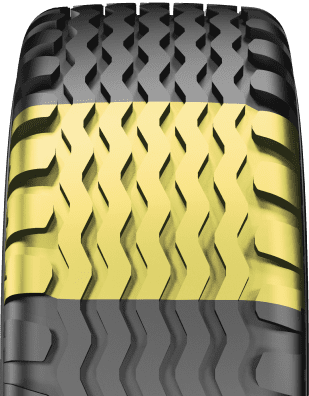 Zajišťuje dokonalou rovnováhu i na měkkém povrchu tím, že zabraňuje sklouzávání do stran.