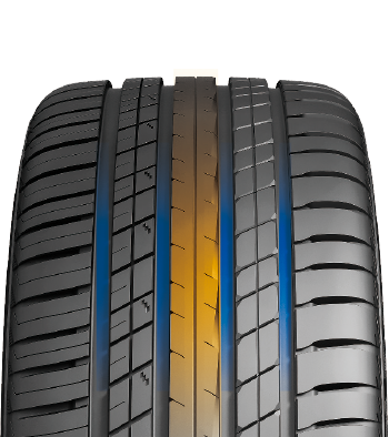 Konstrukce středového žebra zajišťuje lepší trakci pro bezpečnější akceleraci a brzdění.