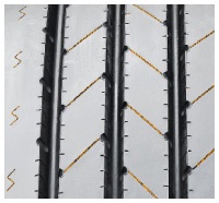 Lamely běhounu zlepšují přilnavost za mokra a umožňují pneumatice chladný provoz, čímž se prodlužuje životnost běhounu.