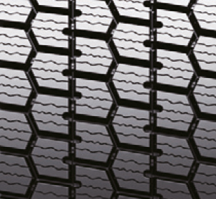 Speciální složení směsi běhounu zvyšuje bezpečnost v zimním počasí.