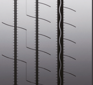 Malý zářez a design lamel účinně zlepšují odtok vody a pohlcování zvuku.