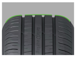 Třísegmentový obloukový profil s optimalizovanou korunkou.