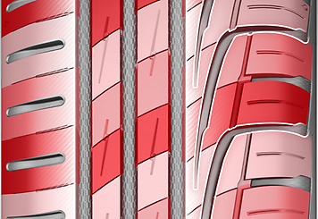 Zažijte plynulou a tichou jízdu na každé cestě. Jedinečný dezén přispívá ke snížení hluku v interiéru, což umožňuje pohodlnou a uvolněnou jízdu.