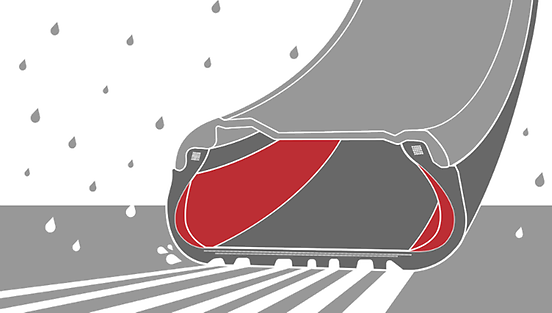 Pneumatiky Runflat, kterým se u značky Uniroyal říká pneumatiky SSR (self-supporting-runflat), mají zesílenou bočnici. Ta v případě poškození pneumatiky zabrání zmáčknutí bočnice mezi ráfkem a vozovkou a tedy úniku vzduchu. Pneumatiky Runflat, kterým se u značky Uniroyal říká pneumatiky SSR (self-supporting-runflat), mají zesílenou bočnici. Ta v případě poškození pneumatiky zabrání zmáčknutí bočnice mezi ráfkem a vozovkou a tedy úniku vzduchu.