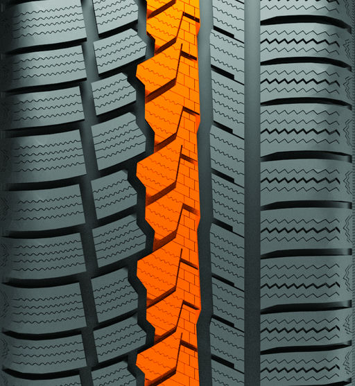 Žebro středového bloku s unikátní kombinací přímých a sinusových lamel pomáhá při poskytování mimořádné stability při vysokých rychlostech..jpg